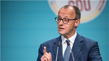 Der CDU-Vorsitzende Friedrich Merz sieht seine Partei auf einem guten Weg.