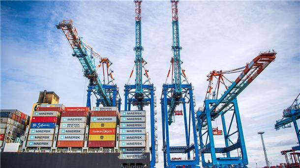 Der Containerhafen in Bremerhaven.