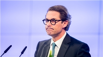 Der damalige Bundesminister für Verkehr und digitale Infrastruktur Andreas Scheuer (CSU) bei einer Veranstaltung in Berlin.