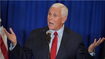 Der ehemalige US-Vizepräsident Mike Pence könnte in den Ermittlungen gegen Donald Trump aussagen.