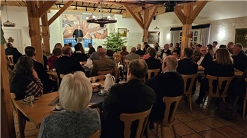 Der Ehrenamtliche und Vorsitzende des Heimatvereins Sellstedt, Hartmut Fricke, sprach auf der Feier zum Internationalen Ehrenamtstag.