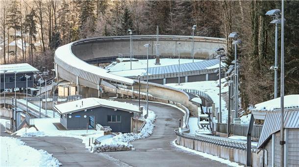 Rodeln: Olympia-Generalprobe 2026 am Königssee Der Eiskanal am Königssee soll rechtzeitig zur Olympia-Saison wieder saniert sein.