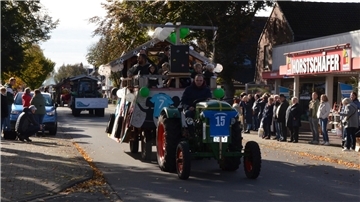 Der Ernteumzug war am Sonntag der Höhepunkt des Gnarrenburger Herbstmarktes.
