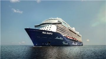 Der erwartete Anlauf der „Mein Schiff 6“ in Cuxhaven ist ausgesetzt worden.