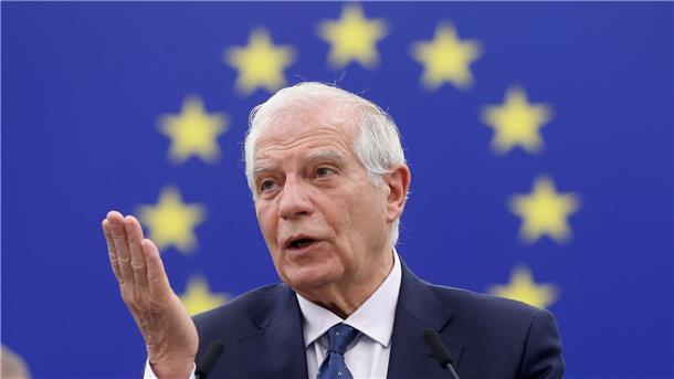 Der EU-Außenbeauftragte Josep Borrell trifft sich in Brüssel mit den EU-Außenministern.