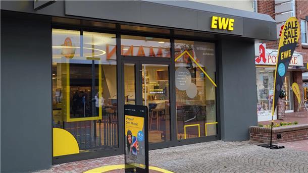 Der EWE-Shop in der Nordenhamer Fußgängerzone öffnet nach dreimonatiger Umbauphase am Mittwoch wieder.