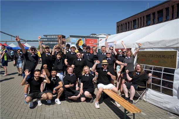 Der FC Real Litätsverlust - eines der originellsten Fun-Teams mit weißer Fliege ...