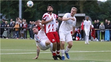 Fußball-Bezirkspokalspiel 1. FC Nordenham gegen SV Brake