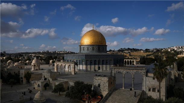 Ultrarechter Minister besucht trotz Warnungen Tempelberg Der Felsendom auf dem Gelände der Al-Aksa-Moschee in der Jerusalemer Altstadt.
