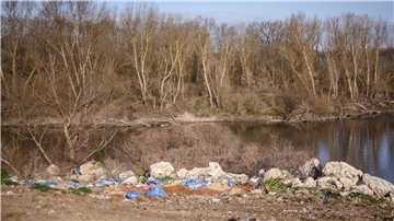 Der Fluss Mariza (Fluss Evros in Griechenland) fließt an der Grenze zwischen der Türkei und Griechenland. (Archivbild)