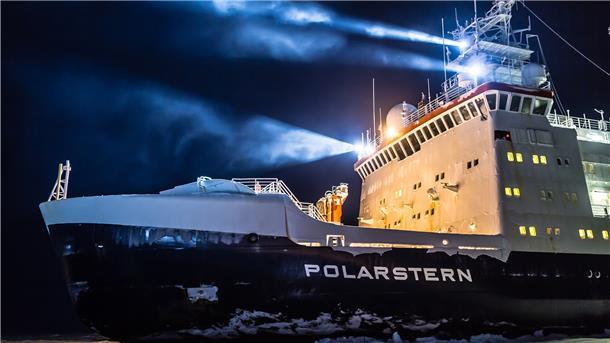 Der Forschungseisbrecher „Polarstern“ wird bald in Richtung Arktis aufbrechen.