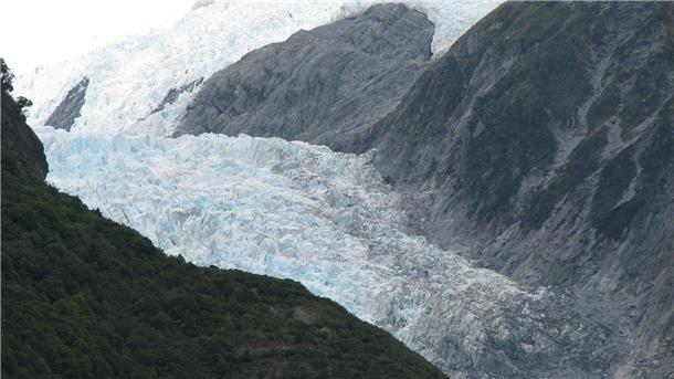 Der Fox Gletscher in Neuseeland.