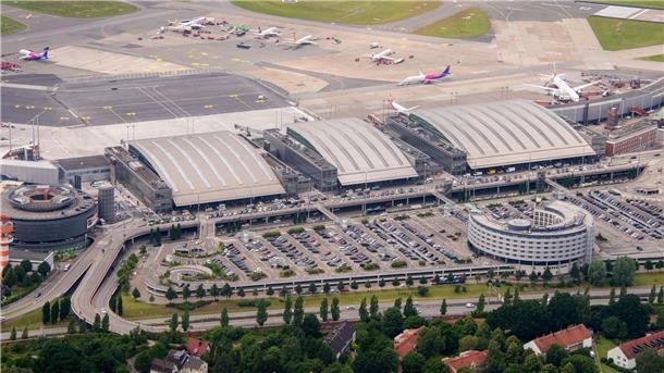 Der Hamburg Flughafen Helmut Schmidt: Die Größe des Airports umfasst fast 800 Fußballfelder.