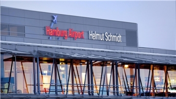 Blick auf den Hamburg Airport