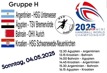 Plakat Mini-WM Handball