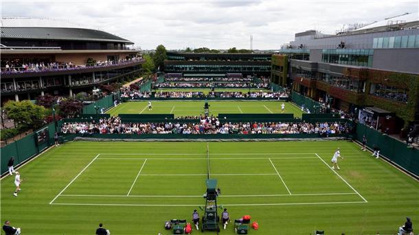 Struff mag Wimbledon-Flair: „Man spürt, dass es heilig ist“ Der heilige Rasen in Wimbledon kann für die Tennis-Profis auch eine Herausforderung sein.