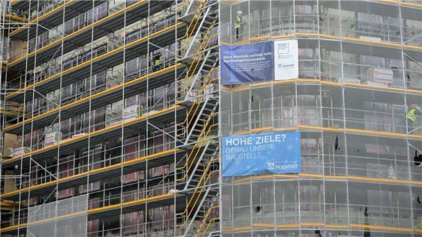 Umsatzverluste am Bau - Aufträge erholen sich Der Hochbau hat sich im August erholt. Die Unternehmen sammelten mehr Aufträge ein.