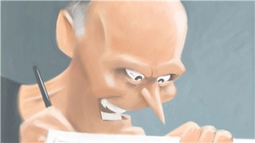 Der humorvolle Blick des Karikaturisten Christoph Härringer auf die Welt des Fußballs mit all seinen Absonderheiten erfreut jede Woche die Leser.