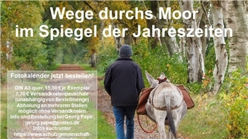 Der Kalender der Schutzgemeinschaft ländlicher Raum Nord-West ist ab sofort erhältlich. 