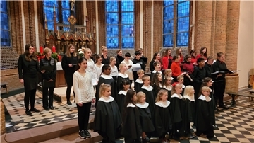 Der Kinder- und Jugendchor der Christuskirche.