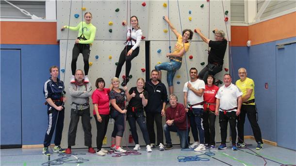 Der Kletterlehrgang der Sportjugend fand in Brake statt.