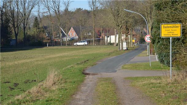 Eine Wiese westlich des Brümmerhofer Weges in Bademühlen.