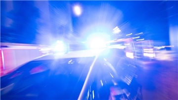 Der Motorraum des Transporters brannte aus.