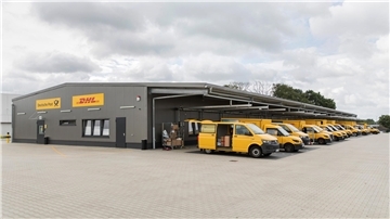Neues Zustellzentrum der Post in Geestland