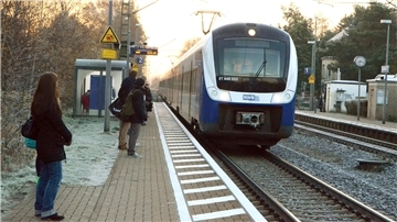 Bahn-Stop am Bahnhof Loxstedt