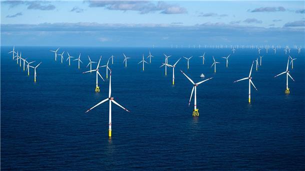 Offshore-Ausbau auf einem Viertel der deutschen Meereszone Der Offshore-Windpark Dolwin Alpha in der Nordsee.