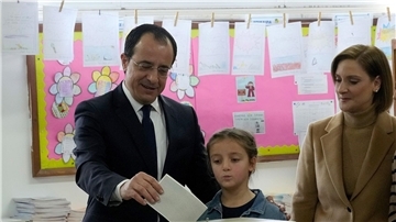 Der Präsidentschaftskandidat Nikos Christodoulides wird am kommenden Sonntag in einer Stichwahl antreten.
