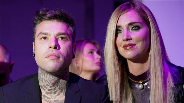 Italo-Rapper entschuldigt sich für Hitler-Vergleich Der Rapper Fedez mit seiner früheren Ehefrau Chiara Ferragni. (Archivbild)