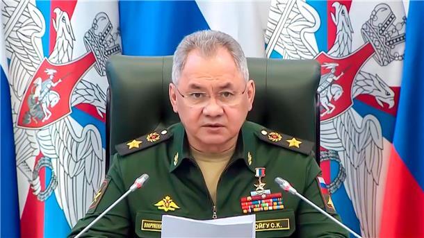 Russland spricht von „kolossalen“ ukrainischen Verlusten Der russische Verteidigungsminister Sergej Schoigu.