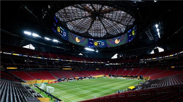 Hitze, Camp, Strapazen: Drastische WM-Lehren für Nagelsmann Der schönste WM-Ort, das klimatisierte Hallenstadion in Atlanta. Hier findet 2026 unter anderem ein Halbfinale statt.