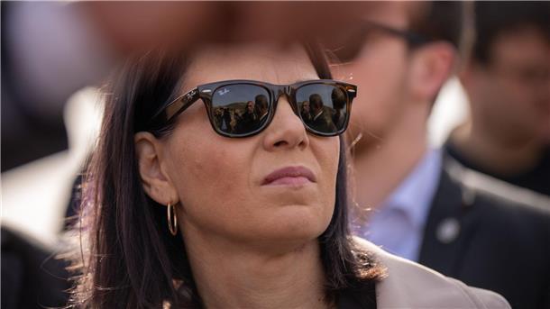 Baerbock fordert mehr Schutz vor Gewalt israelischer Siedler „Der Siedlungsbau ist illegal“: Annalena Baerbock.