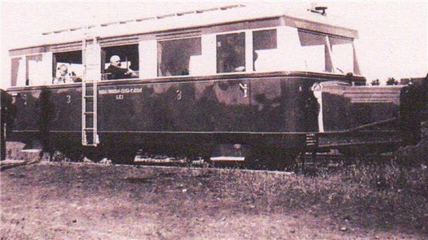 1948: Straftäter aus dem Lager Seedorf flieht per Schienenzepp Schienenzepp in Heeslingen