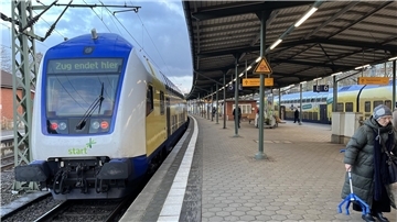 Start Unterelbe Zug 