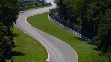Der Streckenabschnitt „Tiergarten“ der Nürburgring-Nordschleife, wo der Unfall geschah.