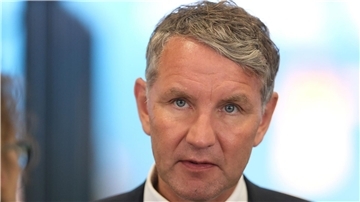 Der Thüringer AfD-Fraktionsvorsitzende Björn Höcke - nach eigener Aussage wure seine Immunität bereits zum siebten Mal aufgehoben.