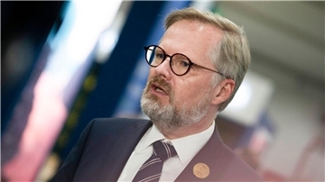 Der tschichische Premierminister Petr Fiala hat mit seiner Regierung ein Misstrauensvotum überstanden.