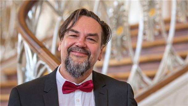 Der ukranische Schriftsteller Juri  Andruchowytsch wird mit dem Heine-Preis 2022 der Stadt Düsseldorf ausgezeichnet.