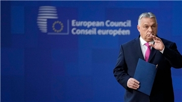 Der ungarische Ministerpräsident Viktor Orban beim EU-Gipfel in Brüssel.