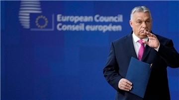 Der ungarische Regierungschef Viktor Orban lehnte die milliardenschweren Finanzhilfen für die Ukraine bislang ab.