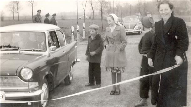Straßenszene aus früheren Zeiten