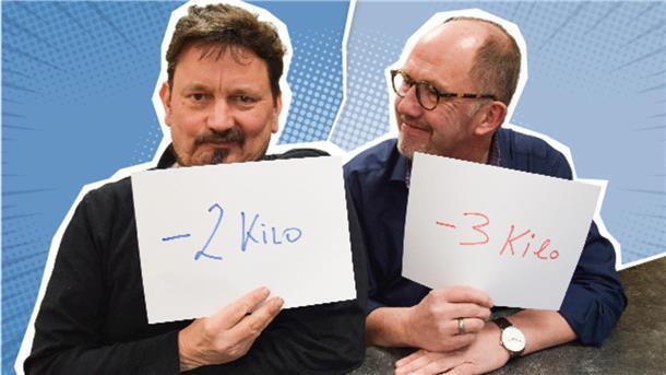 Der Vorsprung ist nicht größer geworden, aber noch vorhanden: Detlef Glückselig strahlt in der Gesamtbilanz über drei Kilo, Jens Schönig steht bei zwei.