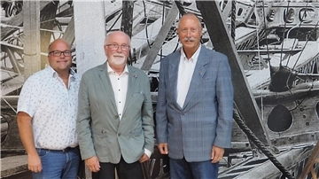 Der Vorstand des Fördervereins (von links): Gerrit Koch, Bernhard Jährling und Berend Burwitz. Es fehlt der neue Schatzmeister Carsten Schierhorn.