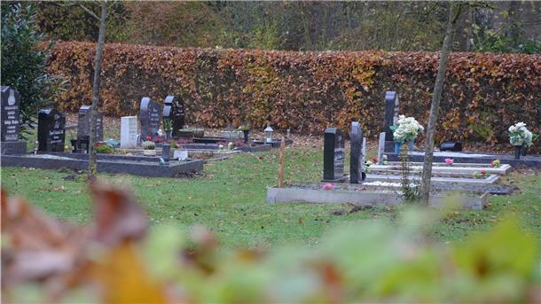 Blick auf den muslimischen Friedhof in Rotenburg.