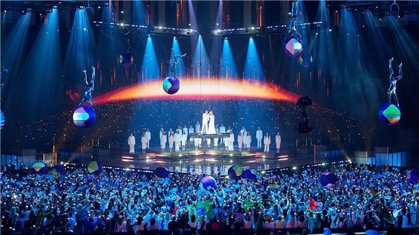 Braver als der ESC: Bei Moskauer Intervision siegt Vietnam Der wiederbelebte Musikwettbewerb Intervision war als aufwendige Fernsehshow inszeniert.