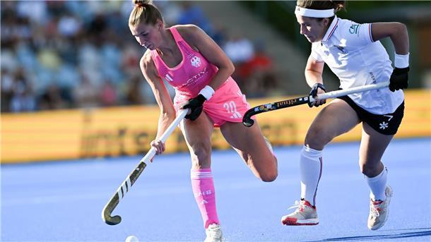 Perfekter EM-Einstand für Deutschlands Hockey-Damen Deutschland dominierte die Partie.
