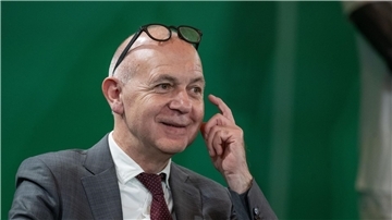 DFB-Präsident Bernd Neuendorf ist zufrieden mit der Leistung der Nationalelf.